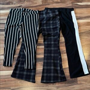 3 pairs of Torrid leggings size 2 2x 18 20 flare bootcut